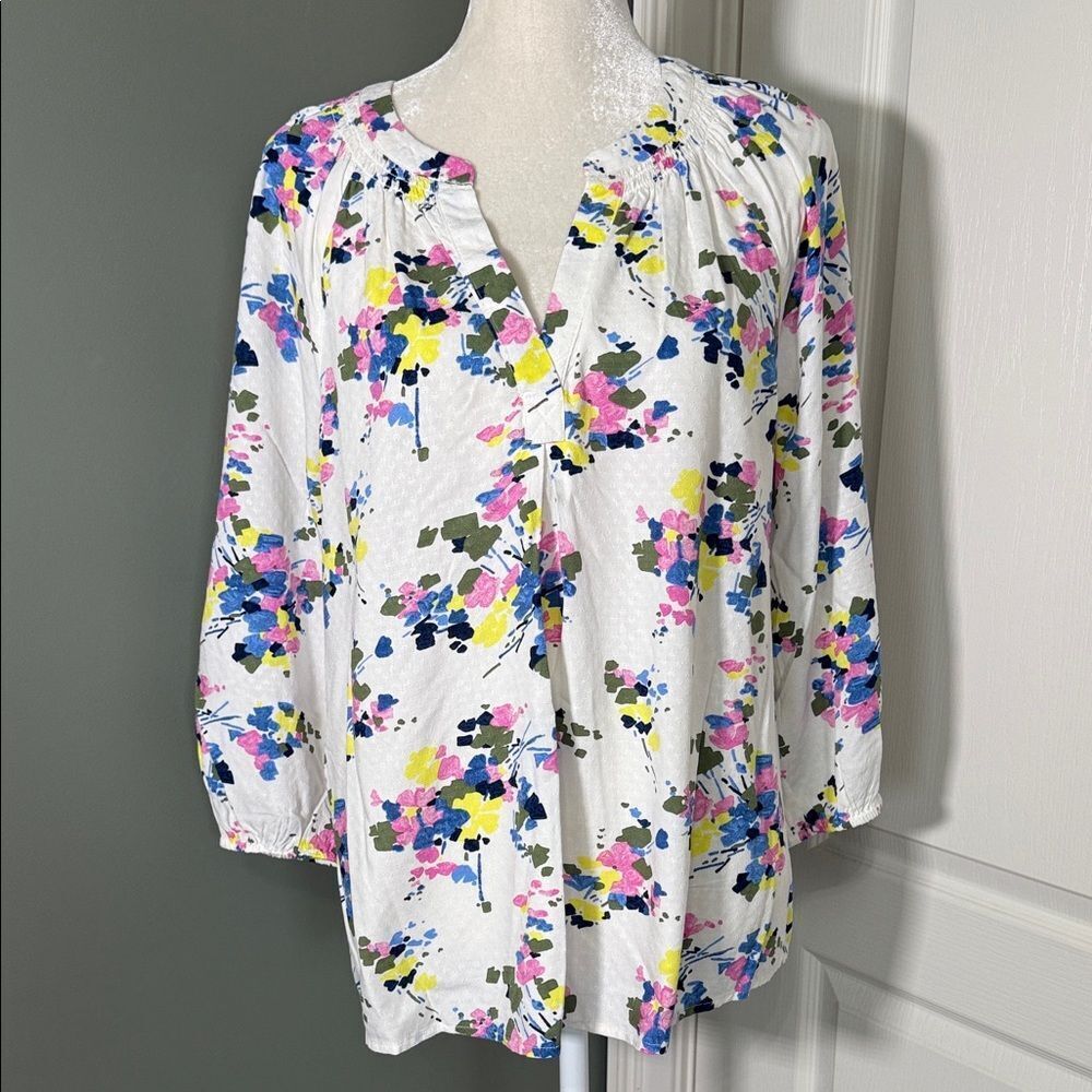 Crown & Ivy Floral Print Women's Top